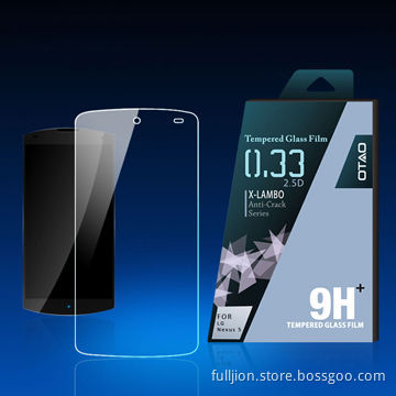 free sample for OTSGALGNE5-3F-P0.2mm 2.5D curved edge round angle tempered-glass screen protector fo